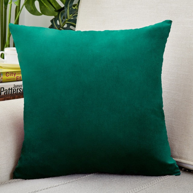 Cushion Cover Velvet Decoration Pillows For Sofa