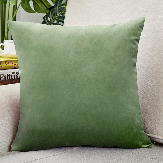 Cushion Cover Velvet Decoration Pillows For Sofa