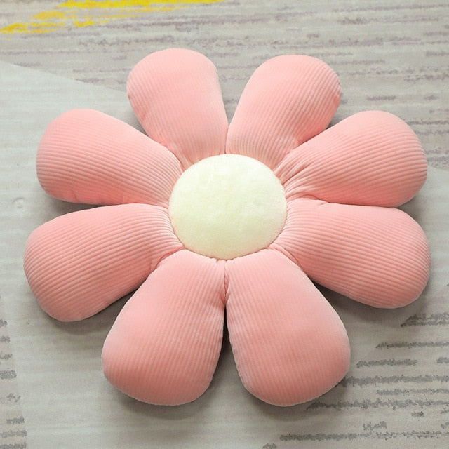 Stuffed Six Petal Flower Cushion Girly Room Decor