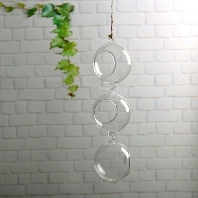 Hanging Glass Ball Terrarium Vase Glass 3 Dots | Sage & Sill